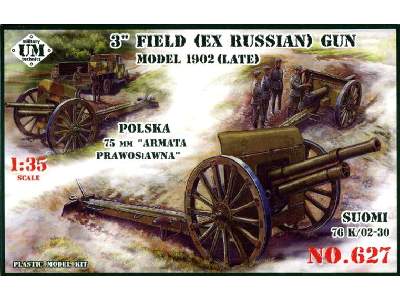3 calowa armata polowa model 1902 - zdjęcie 1