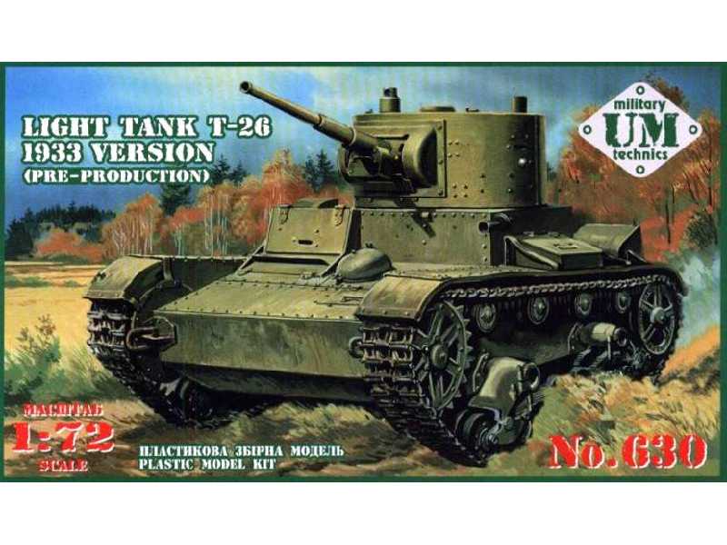 T-26 czołg lekki wersja 1933 (przedprodukcja) - zdjęcie 1 T-26 czołg lekki wersja 1933 (przedprodukcja) - zdjęcie 1