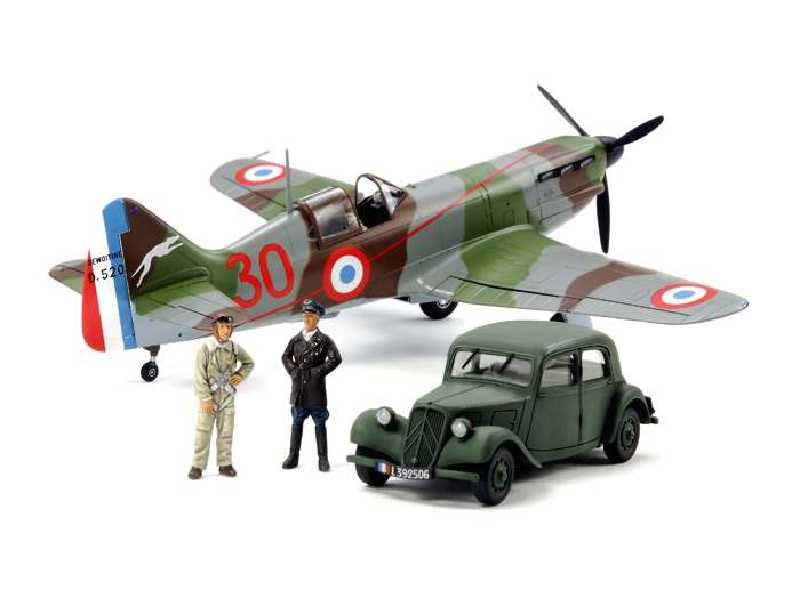 Dewoitine D.520 French Aces - w/Staff Car - zdjęcie 1