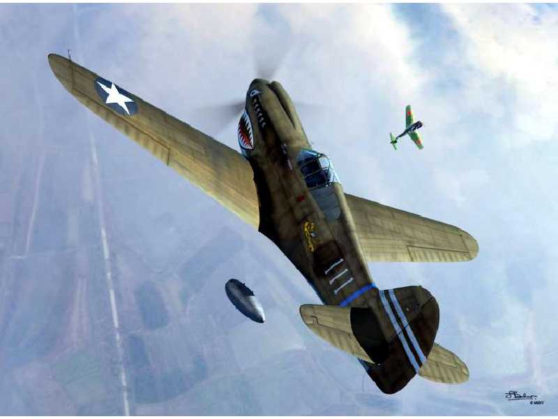 Curtiss P - 40K Warhawk - zdjęcie 1 Curtiss P - 40K Warhawk - zdjęcie 1