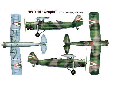 RWD-14 Czapla - lotnictwo węgierskie - zdjęcie 2