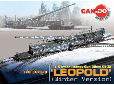 German 28cm Railway Gun Leopold - Winter Version - zdjęcie 1