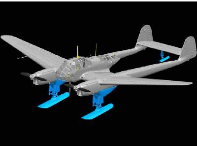 WWII German Focke-Wulf Fw-189A-1 with Sonderaktion Schneekufen - zdjęcie 5