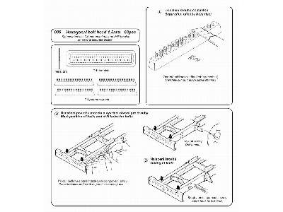Hexagonal bolt head 1,5 mm (60 pcs) - zdjęcie 2