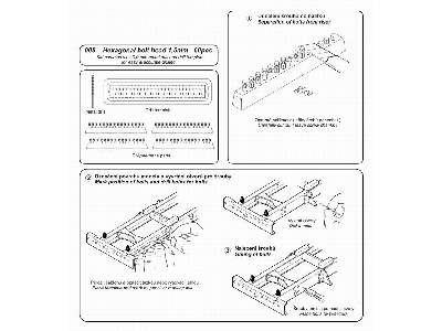 Hexagonal bolt head 1,5 mm (60 pcs) - zdjęcie 2