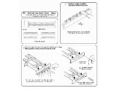 Bolt with hexagonal head 1,5 mm (60 pcs) - zdjęcie 2