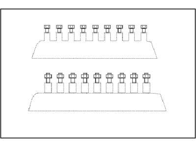 Bolt with hexagonal head 1,0 mm (44 pcs) - zdjęcie 1