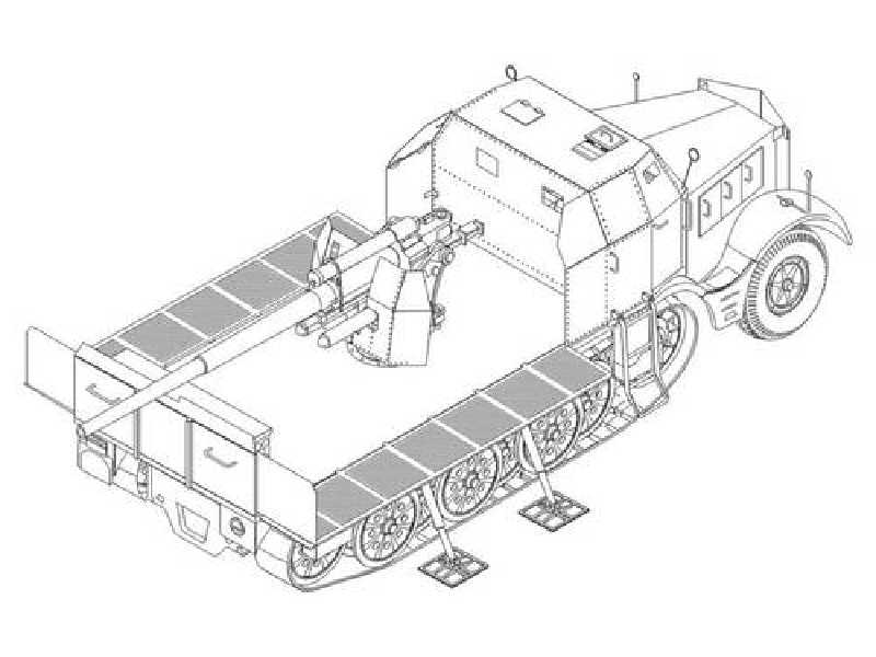 FAMO Flak 8,8 cm - zdjęcie 1 FAMO Flak 8,8 cm - zdjęcie 1