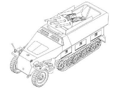 Sd. Kfz. 251/220 Ausf.D Drilling - zdjęcie 1