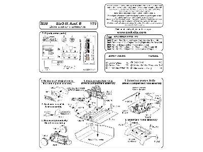 StuG III Ausf.B  Driver's set 1/72 for Trumpeter kit - zdjęcie 2