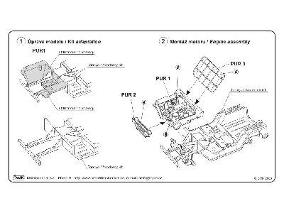 M-151 A2 Ford MUTT  Engine set - zdjęcie 3