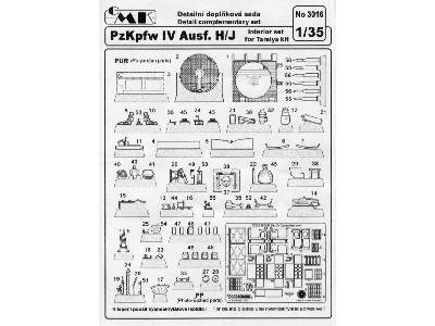 PzKpfw IV Interior set - zdjęcie 2