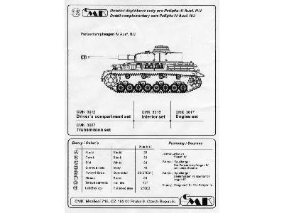 PzKpfw IV Interior set - zdjęcie 10