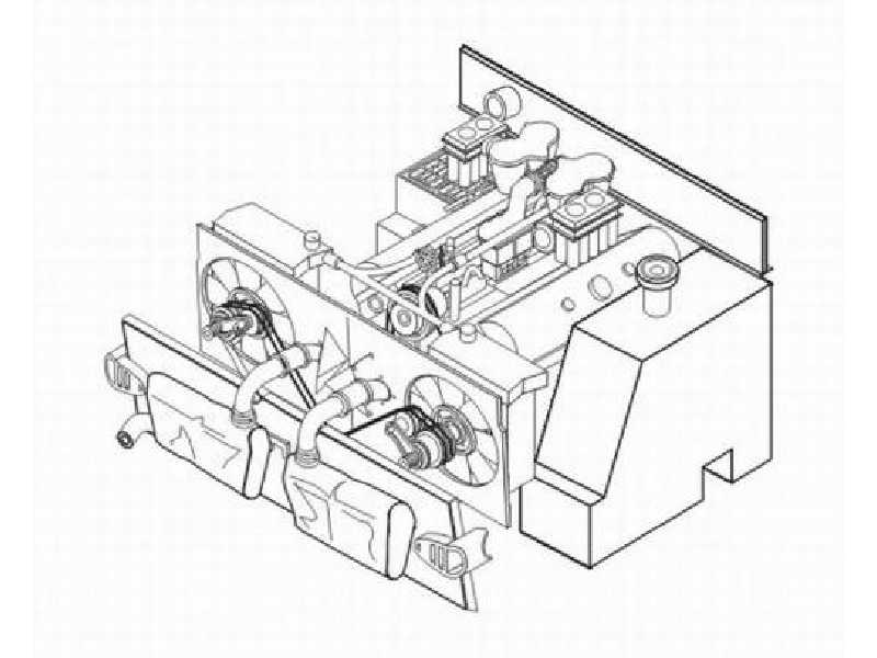 PzKpfw III Engine set - zdjęcie 1