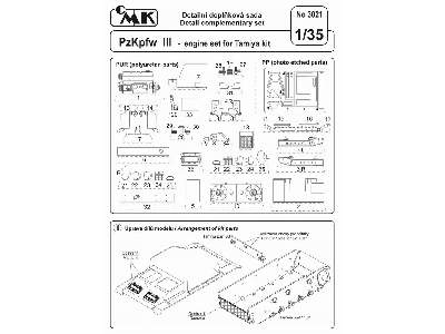 PzKpfw III Engine set - zdjęcie 2