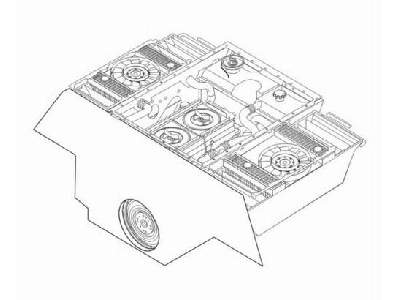 Pz.V Panther Engine set - zdjęcie 1