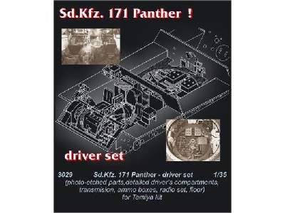 Pz.V Panther Driver's compartment - zdjęcie 1