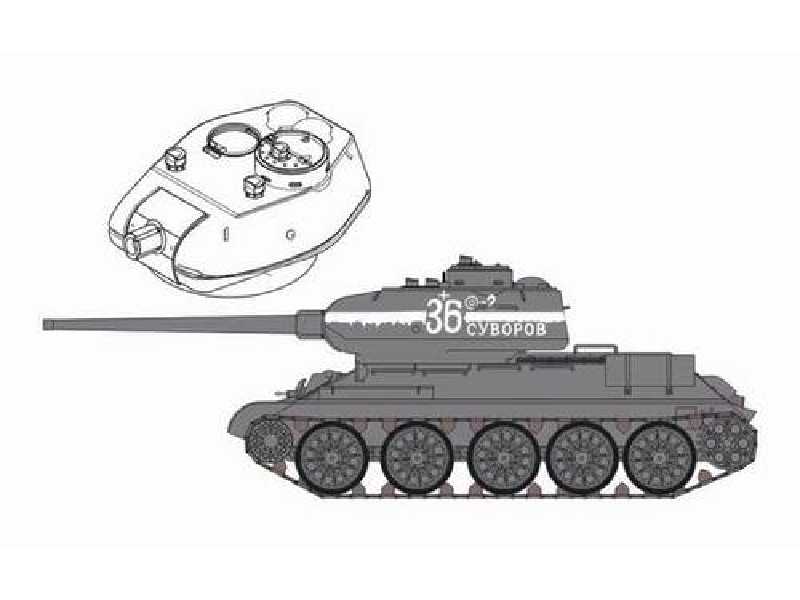 T-34/85 model 1943 - zdjęcie 1 T-34/85 model 1943 - zdjęcie 1
