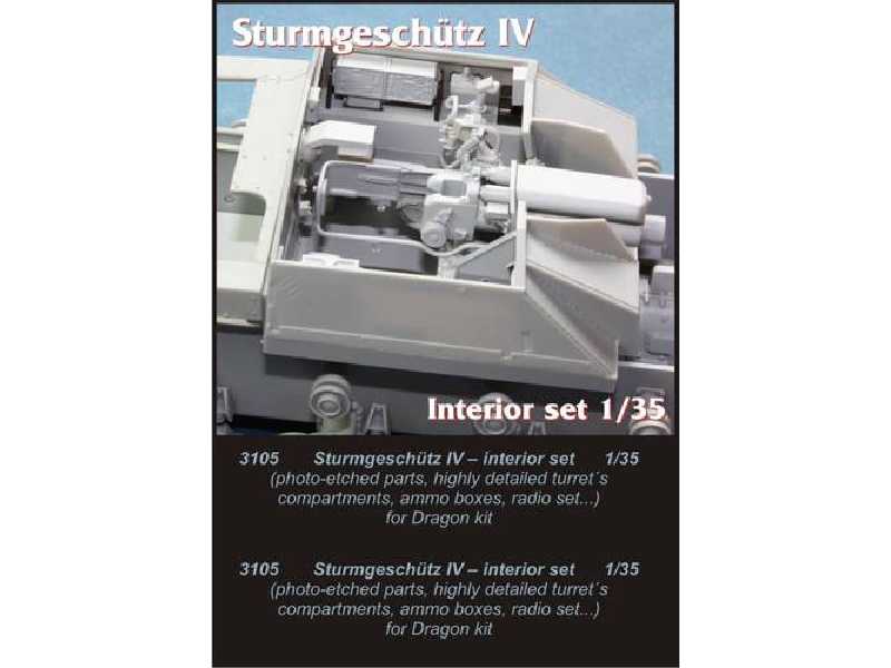 StuG IV - interior set for Dragon kit - zdjęcie 1 StuG IV - interior set for Dragon kit - zdjęcie 1