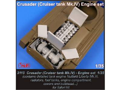 Crusader  Engine set for Italeri 1/35 - zdjęcie 1