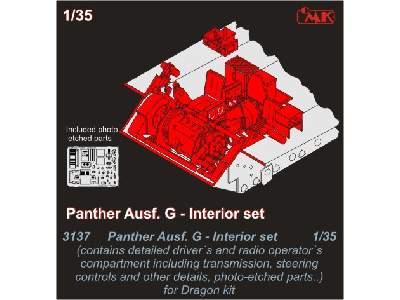 Panther  Driver's set for 1/35 Dragon kit - zdjęcie 1