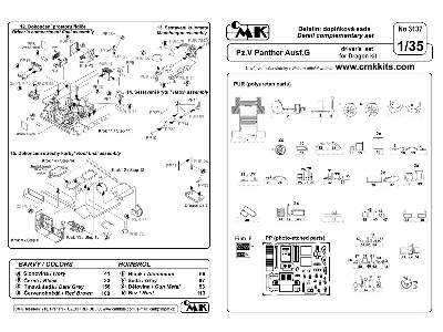 Panther  Driver's set for 1/35 Dragon kit - zdjęcie 2