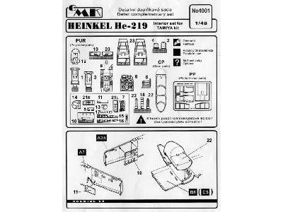 He 219 Uhu Interior set - zdjęcie 2
