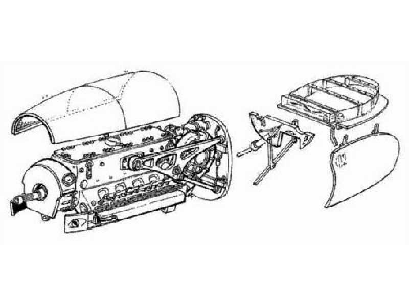 Me 410 B Engine Set - zdjęcie 1