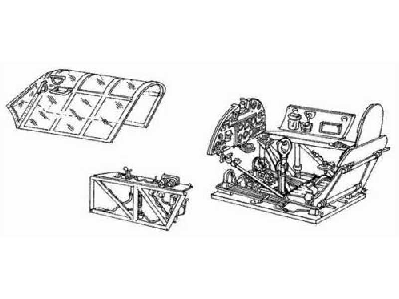 Hurricane Mk.II Interior set - zdjęcie 1 Hurricane Mk.II Interior set - zdjęcie 1