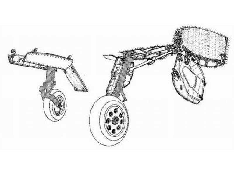 BAC Lightning Undercarriage Set - zdjęcie 1 BAC Lightning Undercarriage Set - zdjęcie 1