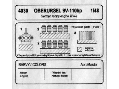 Oberusell 110 hp WW I engine - zdjęcie 2