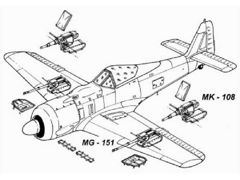 Fw 190A Armament Set - zdjęcie 1 Fw 190A Armament Set - zdjęcie 1