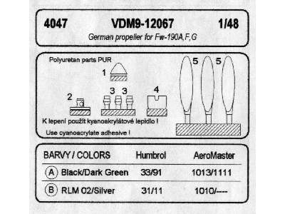 VDM - 9 -12067 propeller - zdjęcie 2