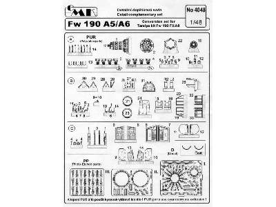 Fw 190 A5/A7 Conversion Set - zdjęcie 2