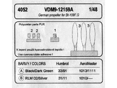 VDM-9-12-159A propeller - zdjęcie 3
