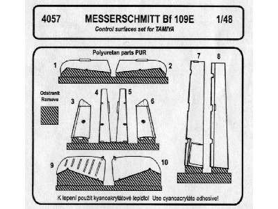Bf-109E Control surfaces - zdjęcie 2