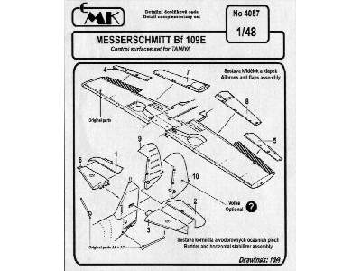 Bf-109E Control surfaces - zdjęcie 3