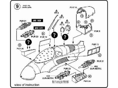 Me-163B Detail Set - zdjęcie 1