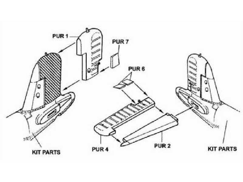 F4U-1 Control surfaces - zdjęcie 1 F4U-1 Control surfaces - zdjęcie 1