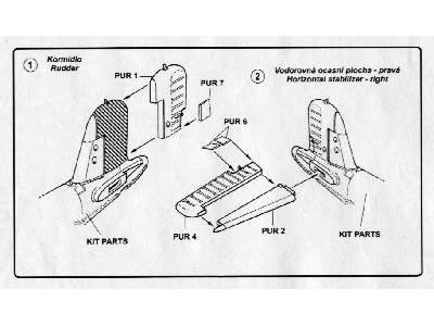 F4U-1 Control surfaces - zdjęcie 3