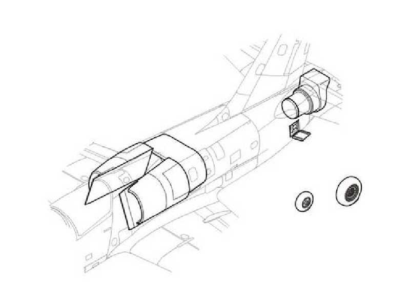 L-39C Air intake set - zdjęcie 1