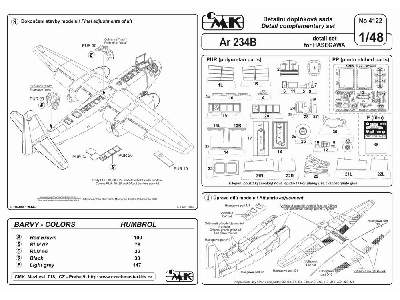 Arado Ar-234 B Detail Set - zdjęcie 2