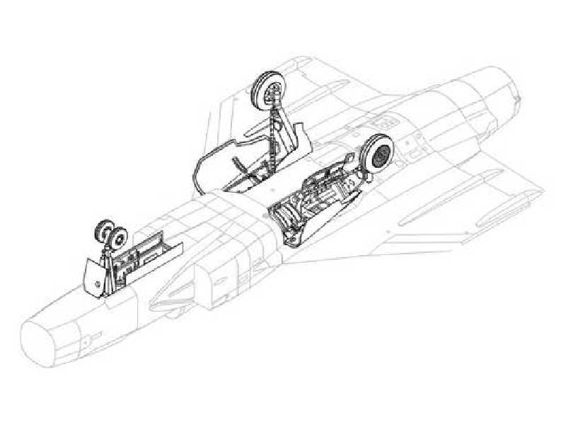 JAS 39 Gripen Undercarriage - zdjęcie 1 JAS 39 Gripen Undercarriage - zdjęcie 1