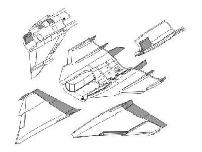 JAS 39 Gripen  Control surfaces - zdjęcie 1