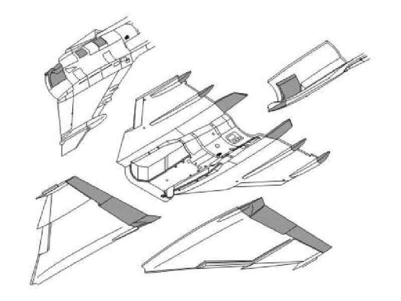 JAS 39 Gripen Control surfaces - zdjęcie 1 JAS 39 Gripen Control surfaces - zdjęcie 1