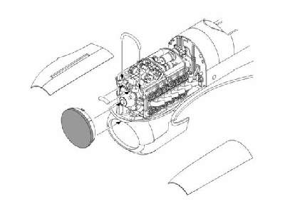 Hawker Typhoon Mk.Ib  Engine - zdjęcie 1