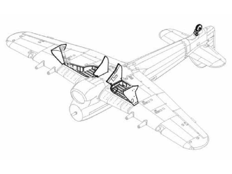 Hawker Typhoon Mk.I Undercarriage Set - zdjęcie 1