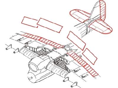 Hawker Typhoon Mk.I Control surfaces - zdjęcie 1