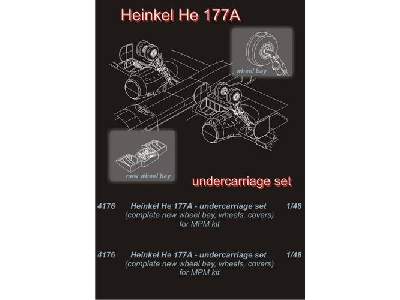 He 177A - undercarriage set - zdjęcie 1