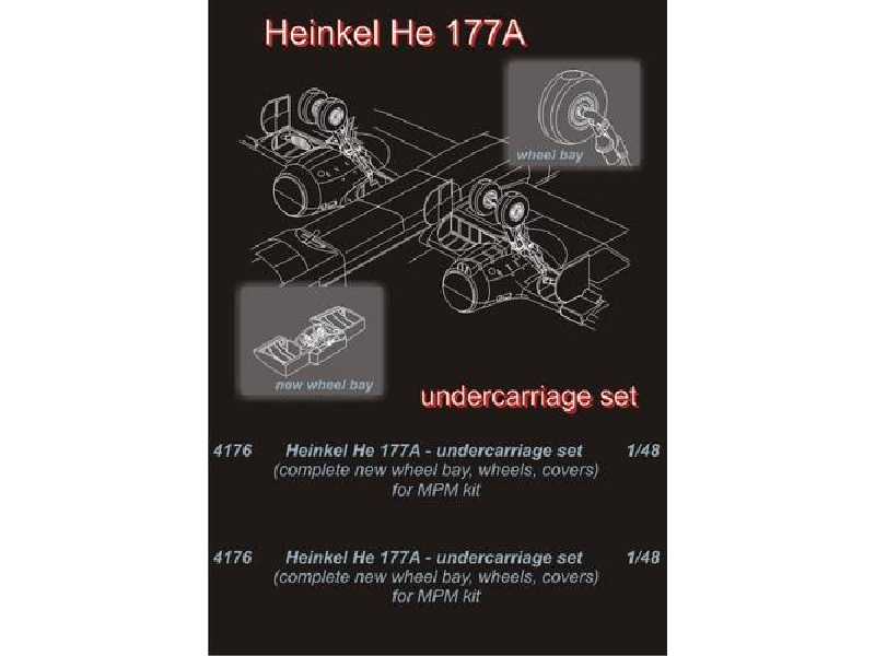 He 177A - undercarriage set - zdjęcie 1